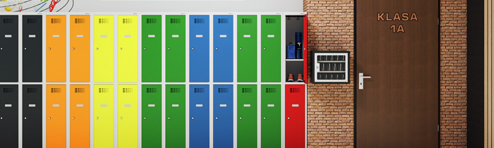 Kolorowa Szkoła 2026: Trwałe i bezpieczne metalowe meble szkolne MALOW
