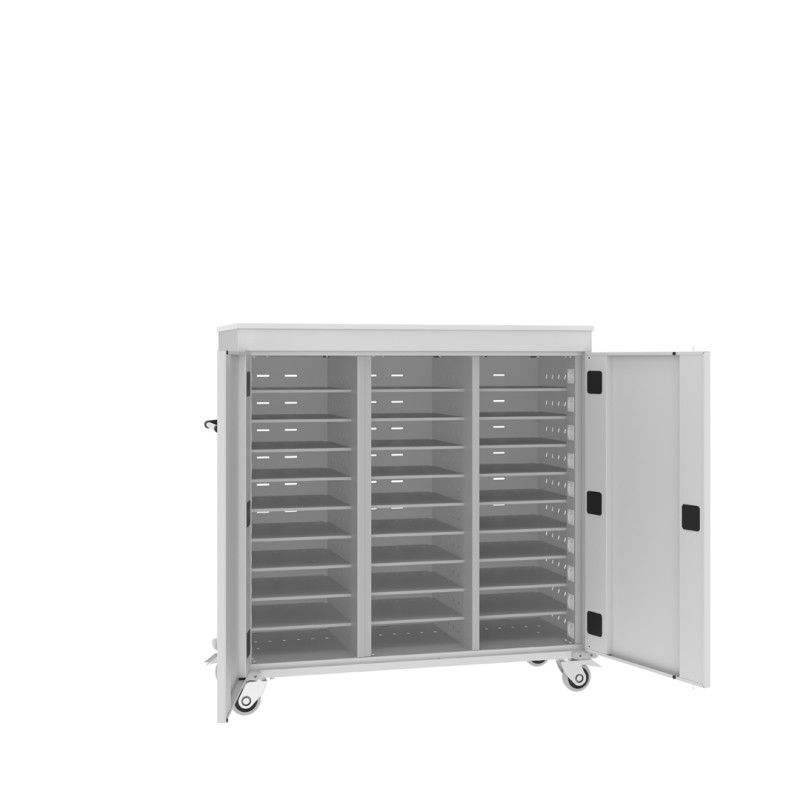 Duży wózek na 30 laptopów WNL 310+ Malow z funkcją sekwencyjnego ładowania