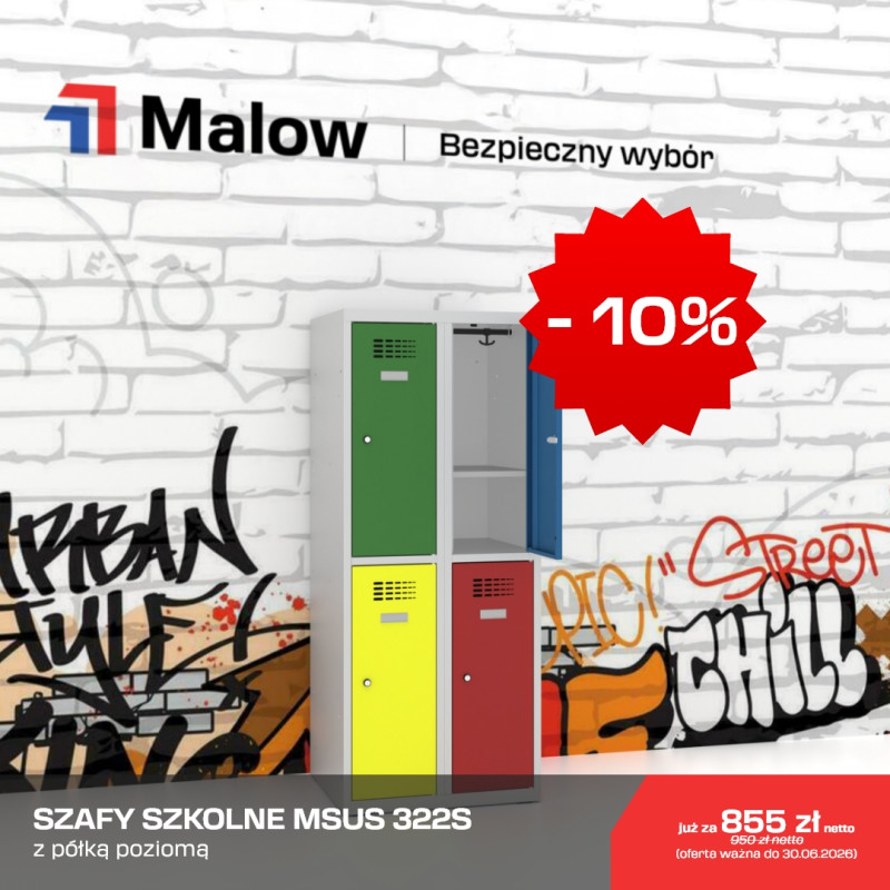 Szafka szkolna MSUS 322S Malow